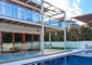 Utilisation de clôture de terrasse de conception moderne de verre trempé extérieur pour la piscine